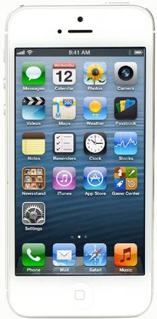 Смартфон Apple iPhone 5 64Gb White & Silver - Александров